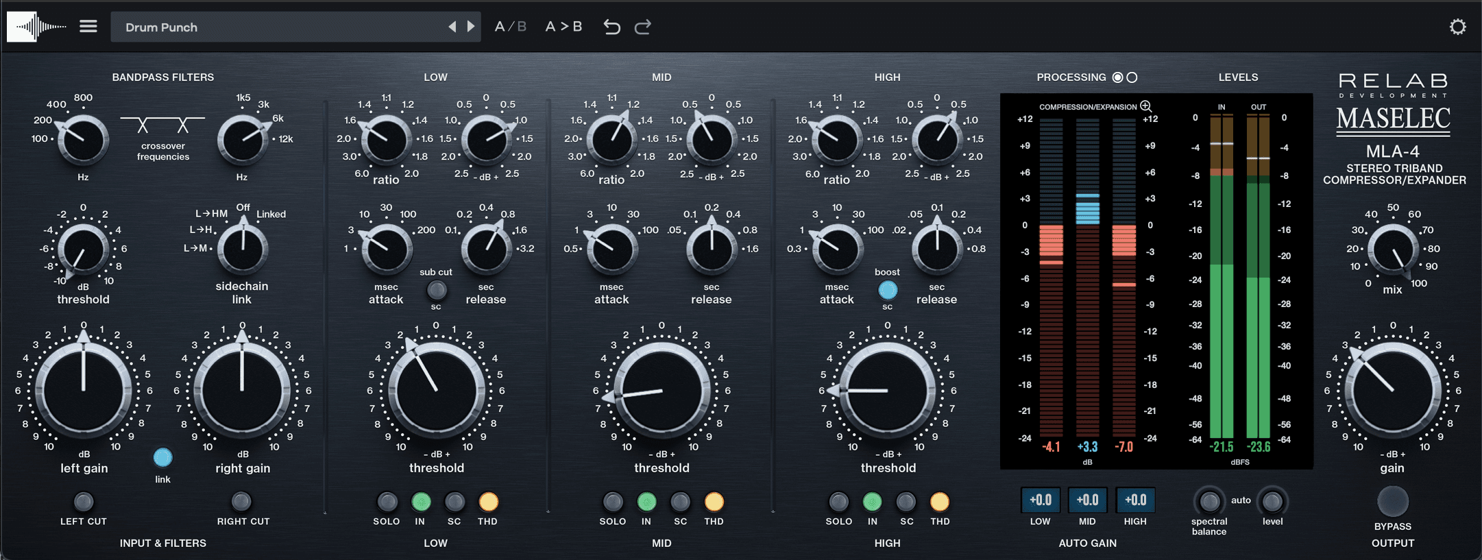 Maselec MLA-4 Triband Compressor/Expander